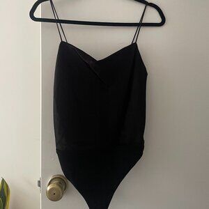 Alice and Olivia Harmon Body Suit (Black)